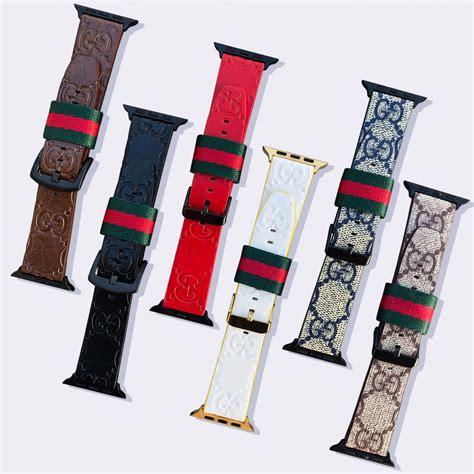 black gucci apple watch band|best apple watch bands gucci.